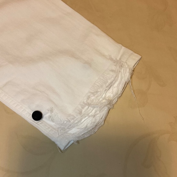 Free People Sandrine Rose Wide Leg Cargo Pant Jeans Size 26 Dust White NWT - Picture 6 of 8